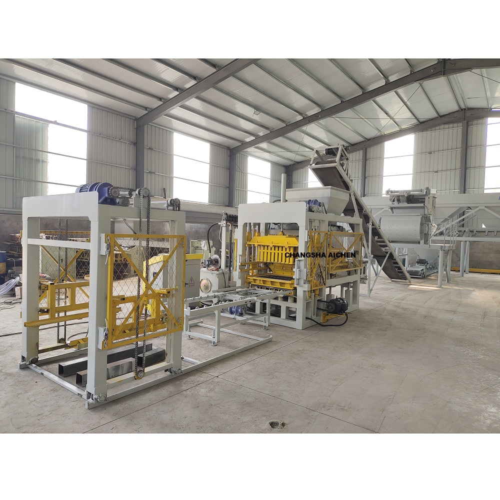 Hydraulic Fully Automatic Block Making Machine - QT4-16 by CHANGSHA AICHEN