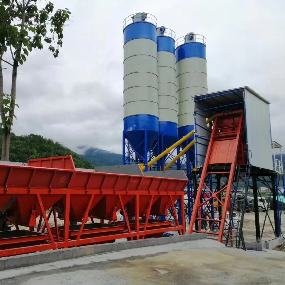 High-Performance HZS60 Batching Plant with Twin Shaft Mixer | CHANGSHA AICHEN